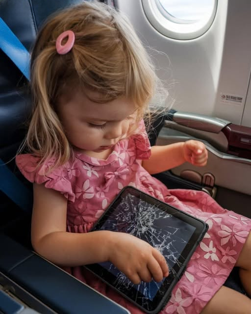 I was on a flight with my 5-year-old daughter, Ella…