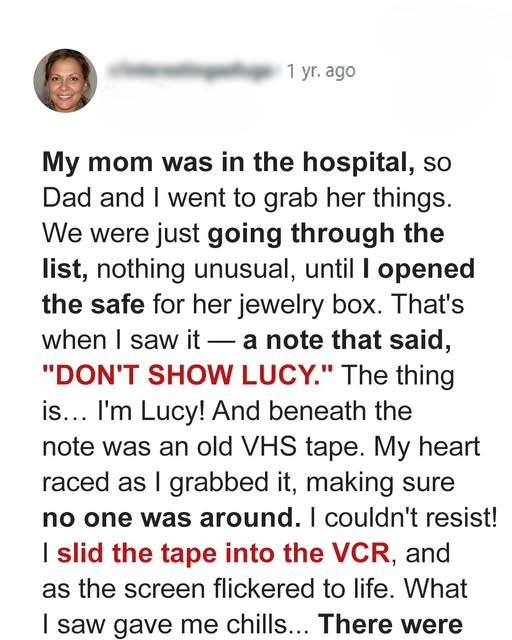 The Hidden Videotape My Parents Kept in the Safe: What I Saw Left Me Speechless