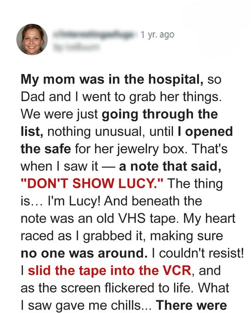 I Wondered Why My Parents Stored an Old Videotape in Their Safe — Then I Discovered What It Contained