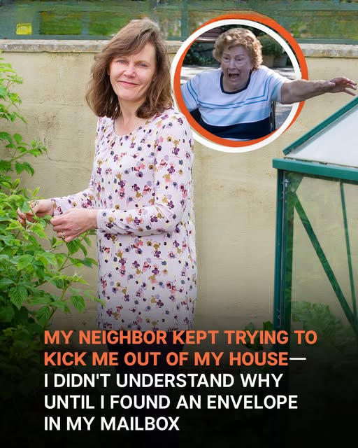 My Neighbor Tried to Kick Me Out of My Own Home — Then I Found a Note That Exposed the Truth About My Husband