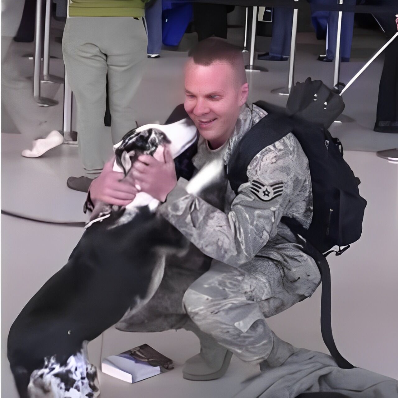 Overcome with Emotion, a Serviceman Drops to His Knees in Heartache When His Parents Fail to Welcome Him Home.