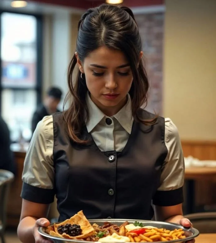 A struggling waitress got a generous tip from a man, but later found out the reason behind his kindness.