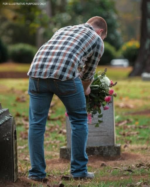 Each week, a stranger placed flowers on my husband’s grave. Then one day, I found out who it was—and I was completely shocked.