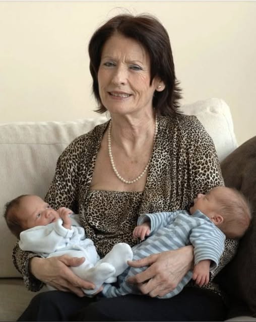 The 66-year-old mom who gave birth to twin boys.