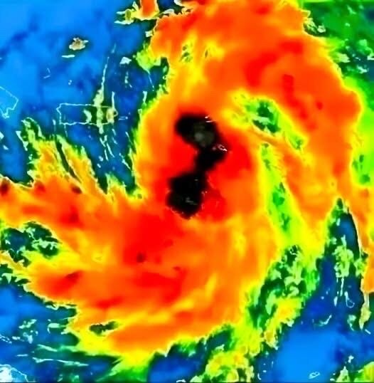BREAKING NEWS: A large hurricane is forming and may reach Category status—residents in the projected path are urged to stay alert and monitor official updates for evacuation orders and safety instructions.   1/2