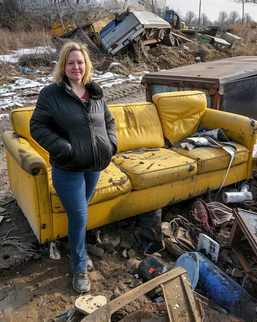 As I hauled our old couch to the dump, my husband shouted, “You threw away the plan?!”