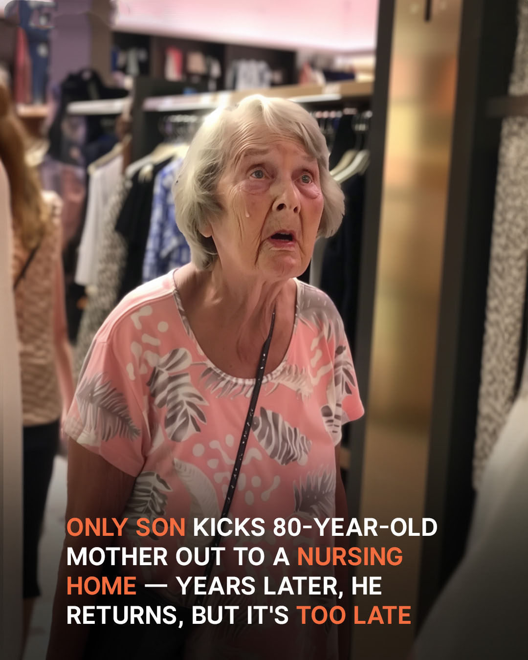 Son Sends 80-Year-Old Mother to Nursing Home — Years Later, He Finds She’s Gone Without a Trace.