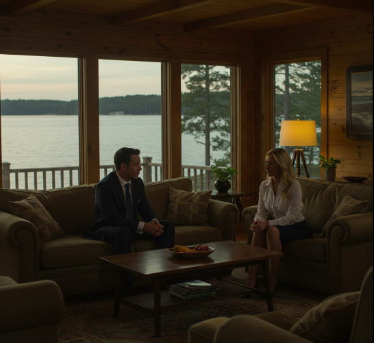 My Husband Brought His Female Colleague to My Inherited Lake House for ‘Business Trips’ — Little Did He Know, I Had Already Set Up Cameras