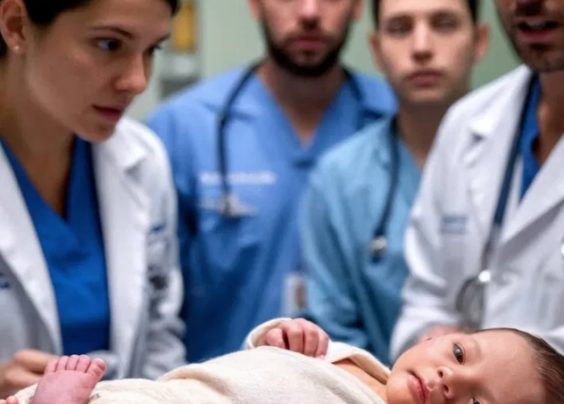 The medical team watched in awe as the newborn was delivered—until a chilling moment left everyone speechless.