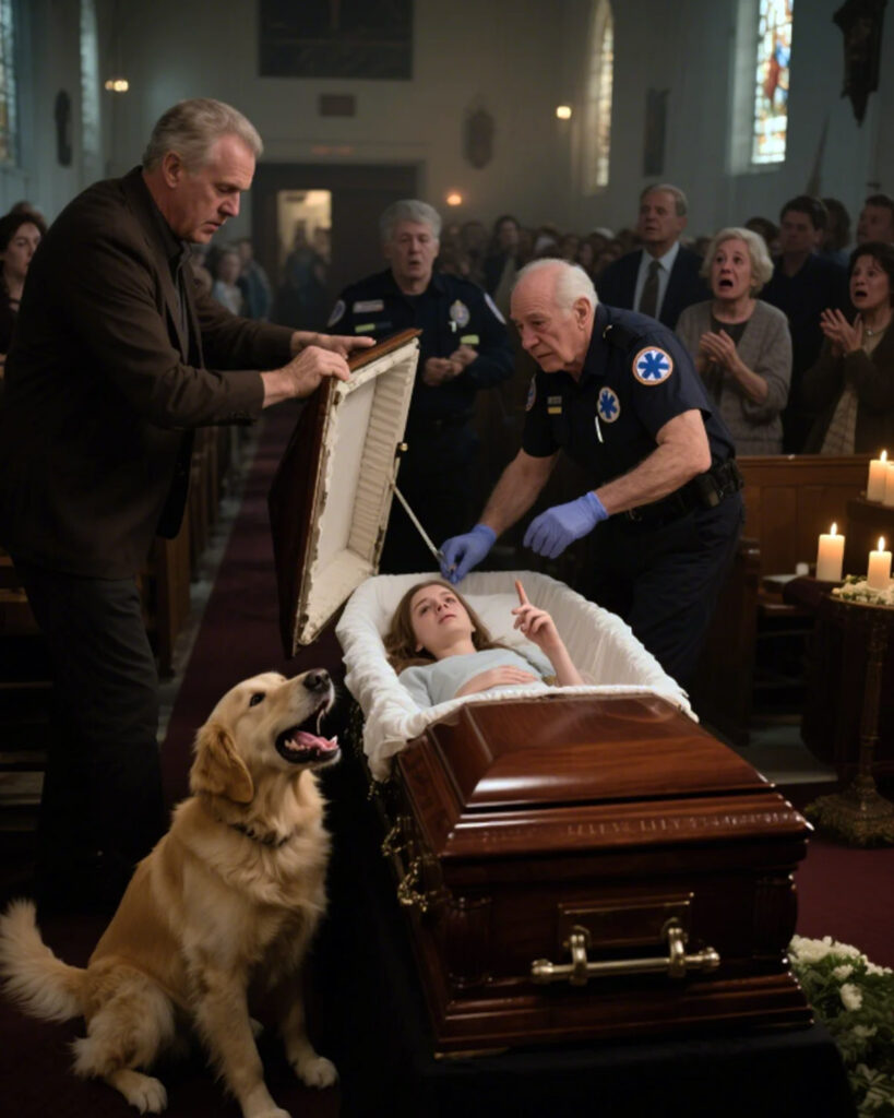 At My Granddaughter’s Funeral, Her Dog Kept Barking Relentlessly at the Coffin — What Followed Was Unbelievable…