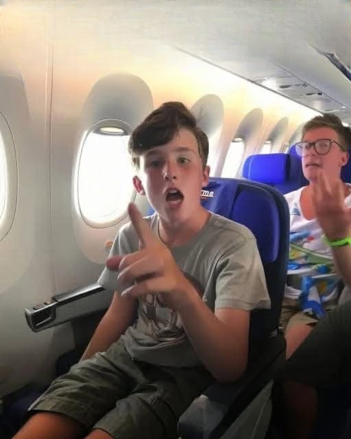 Privileged Boy Ridicules Flight Attendant, Unaware His Wealthy Father Is Observing