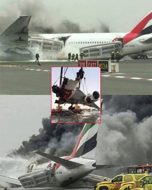 Emirates plane crash-lands with 300 aboard; 1 firefighter k!lled