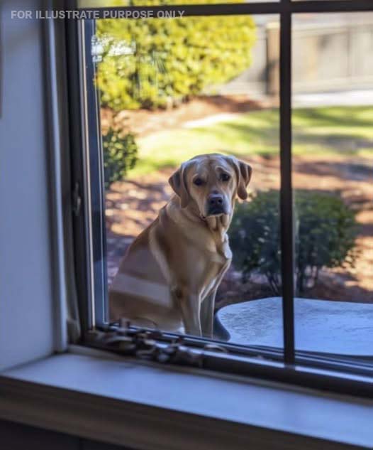 We moved into a house that once belonged to a man who had passed away. Every day, a dog would visit us — but one day, the dog arrived looking mournful, as if urging us to follow him.