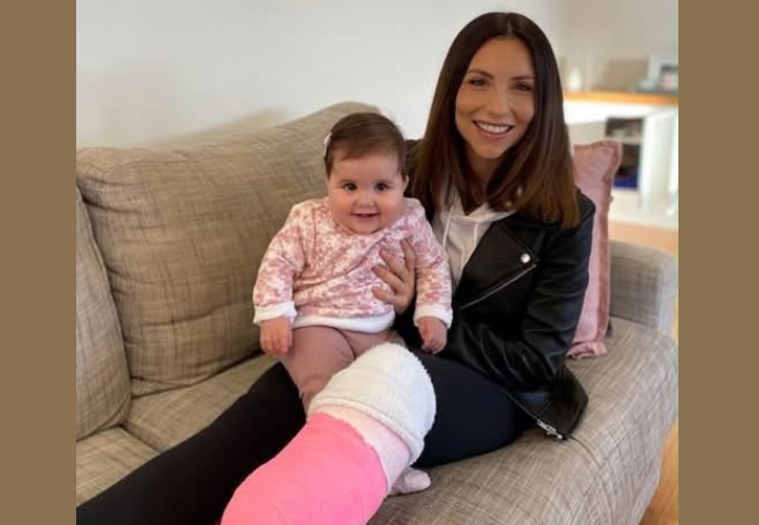 In six months, I gave birth, lost my leg, and fought canc3r.