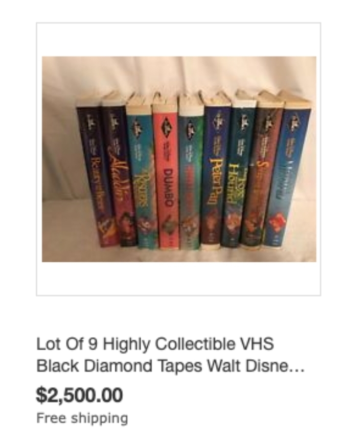 If You Have One Of These Old VHS Tapes It May Be Worth Over $1000