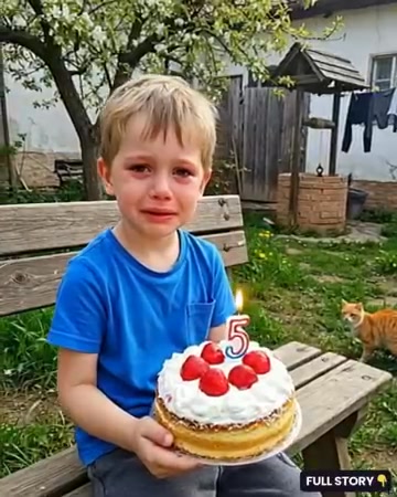 Left For Adoption, My Little Neighbor Never Expected This Birthday Surprise—And I Never Expected His Reaction