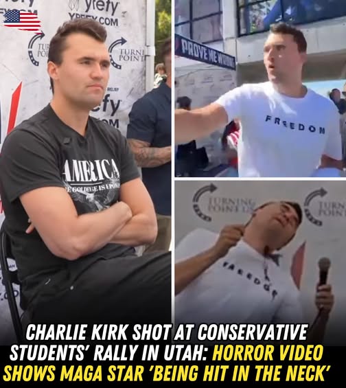 OH MY GOD SEND YOUR PRAYERS FOR THIS BIG PATRIOT IMMEDIATELY. What is going on with this country? Charlie Kirk has been shot while speaking at a packed university event in Utah. The video and all the details are below 👇 PRAY FOR CHARLIE
