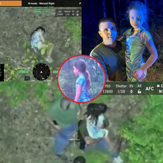 BREAKING: The incredible moment a missing 10-year-old girl was found curled up in the woods after a frantic 24-hour drone search. The h0rrifying footage is beyond belief..