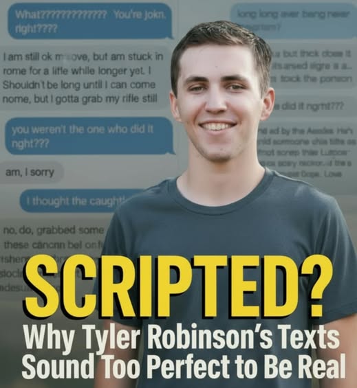 Were Tyler Robinson’s Texts Scripted