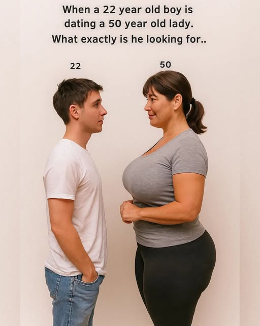 When a 22-Year-Old Falls for a 50-Year-Old Woman… People Think They Know Why. But They Don’t.