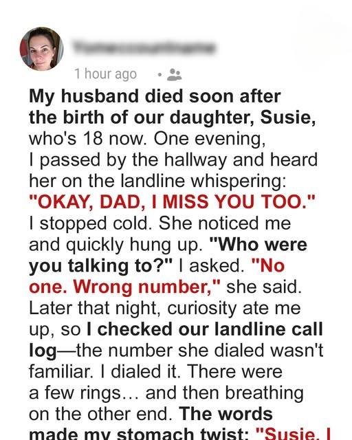 I Overheard My Daughter Talking to Her Dad… Who Passed Away Years Ago