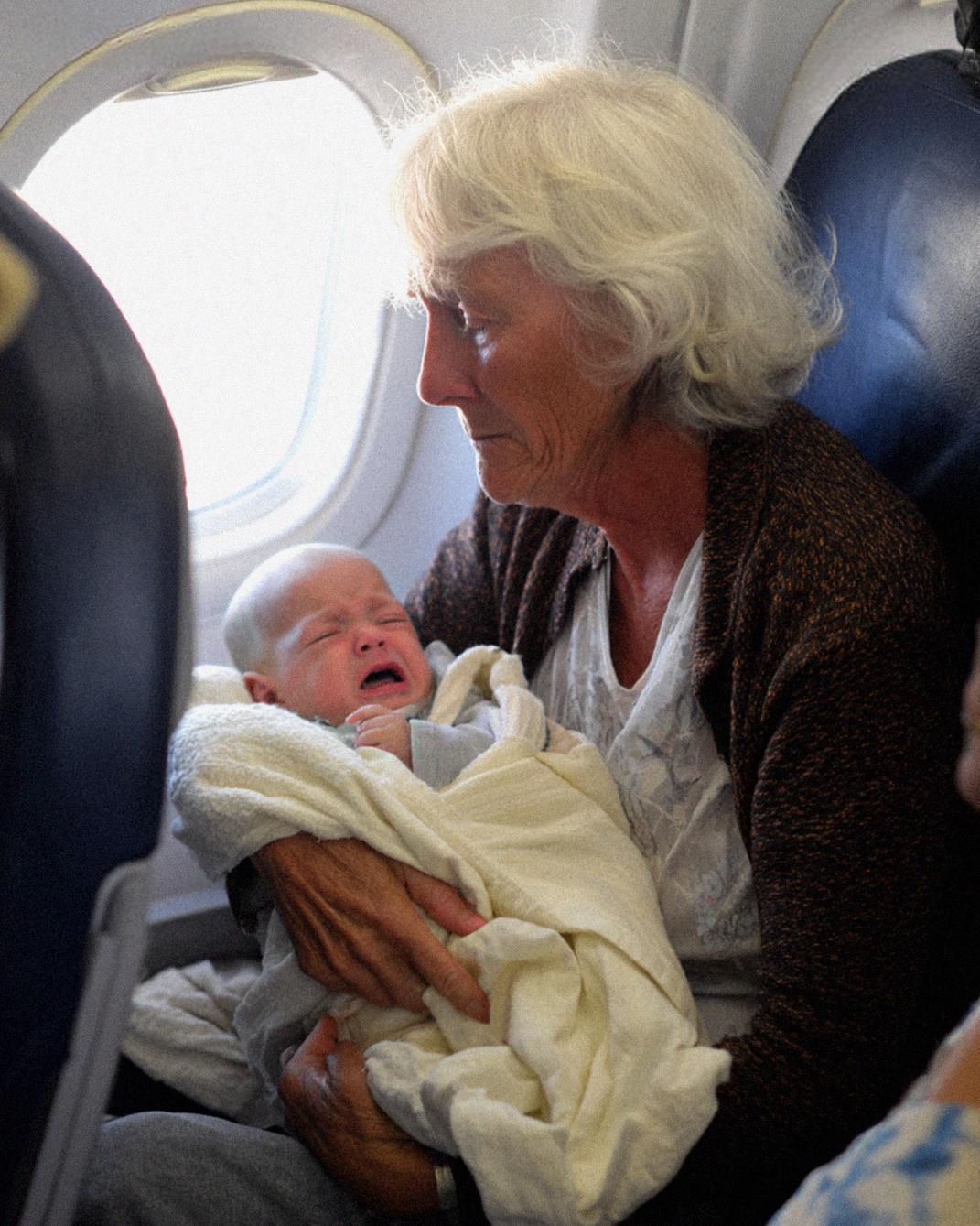 A Man Forced Me Out of My Plane Seat Over My Crying Granddaughter — He Never Expected Who Took My Place