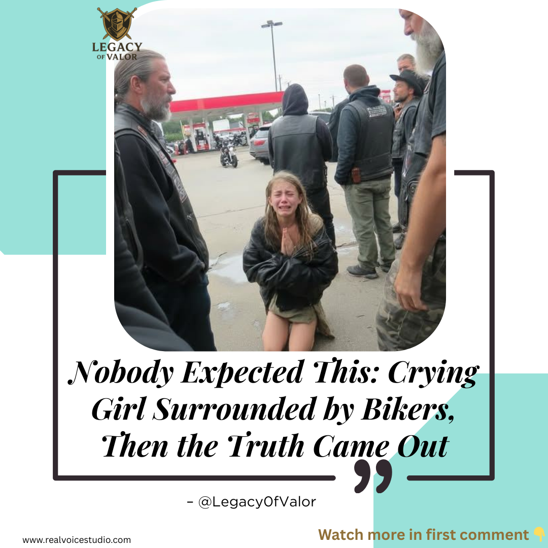 Nobody Expected This: Crying Girl Surrounded by Bikers, Then the Truth Came Out