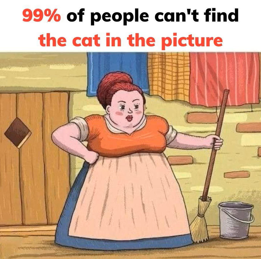 The Hidden Cat Illusion That 99% of People Fail to See