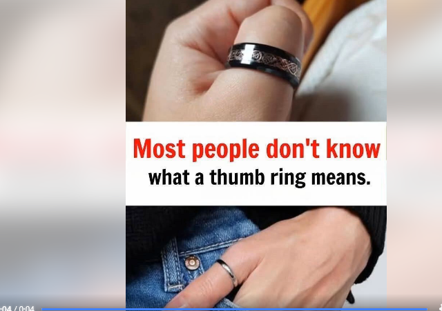 What Wearing a Ring on This Finger Really Says About You
