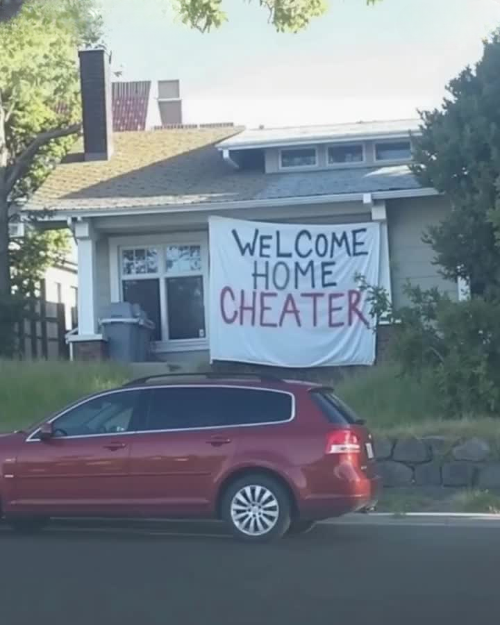 The Day a Banner Appeared Outside My House—and the Shocking Truth It Revealed